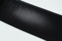13.5oz couleur noire super sombre tissu denim rigide 100% coton fil recyclé pour le travailleur Jean Tissu Noir Noir arrière