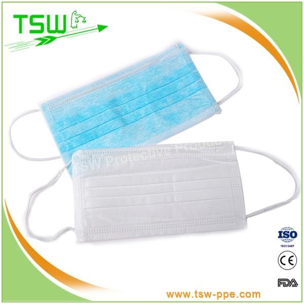 OEM Nonwoven Disposable Surgical Face Mask 17.5*9.5cm