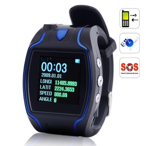 Watch Phone GPS Tracker W/ SOS Button For Emergent Call & Position Coordinates LED Display