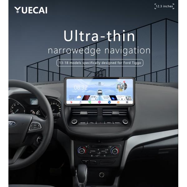 Ford Tiggo Car DVD Player Ultra-thin Narrowedge Car DVD Player With Frame Cable