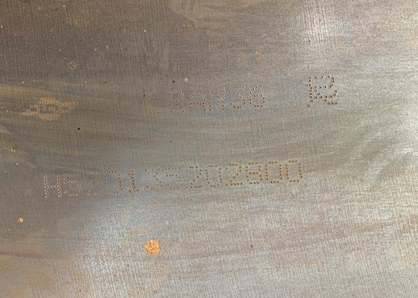 A BV classifica uma placa de aço Marine Grade Length da construção naval do aço carbono 2000mm