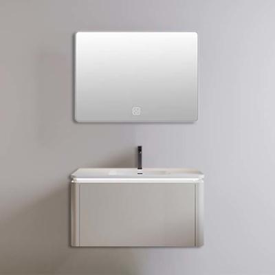 waterproof Slate Bathroom Vanity With Sink And Mirror 42 Inch