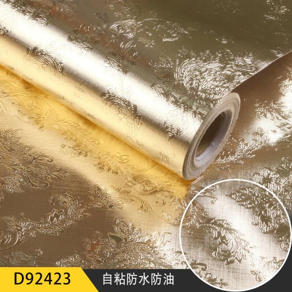 Waterproof Kitchen Backsplash Wallpaper Stickers Matt Surface and Aluminum Foil Film