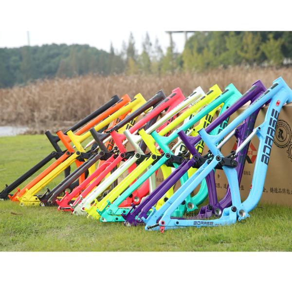 Части велосипеда Алюминиевый полный подвес Рама горного велосипеда 27.5er Trail