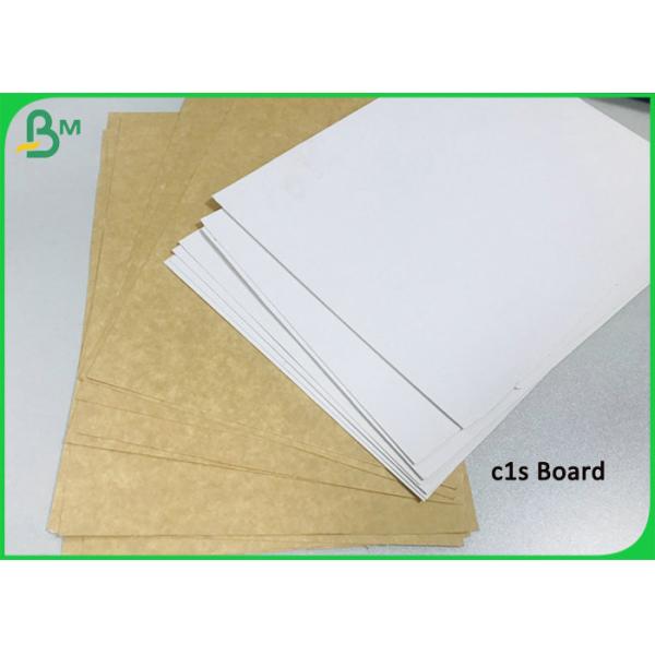 Coated Surface Virgin Pulp White Top Liner Board 325gr / ㎡ Sheets With Food Grade