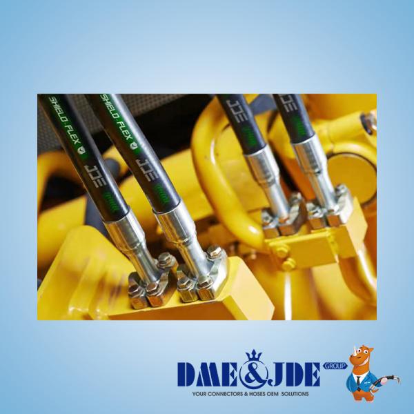 4 Layer Steel  Wire Spiral SAE J517 R9 Standard Hydraulic Hose Abrasion Resistant