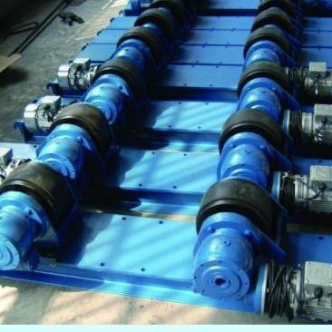 80000 Kg Bolt Adjusting Welding Tank Turning Rolls For Tank Pipe