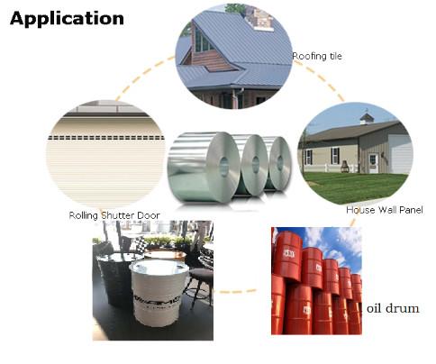 DX51D Z100 Q235 Q235B Prepainted Galvanized Steel Coils