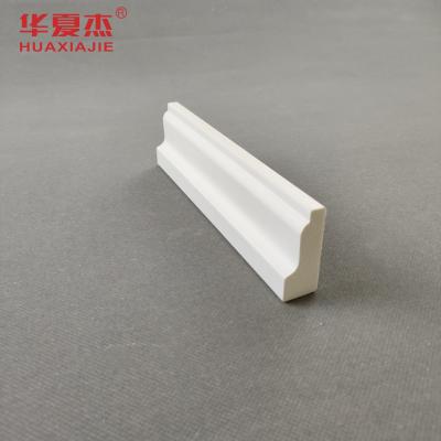 Durable pvc skirting waterproof shingle mould white vinyl 12ft pvc moulding indoor decoration