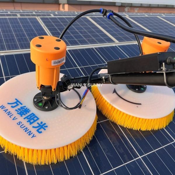 24FT Telescopic Solar Panel Cleaning Equipment Manual Cleaning Brush for Full Payment