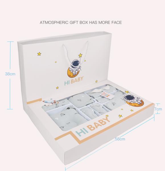 OEM 2023 new born Gift Box Set Jumpsuits 18pcs Baby Sleepwear 100% cotton new born baby clothes gift set