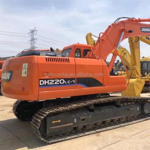 Excavadora de segunda mano DOOSAN DH220LC-7 para triturar excavadoras de mano usadas