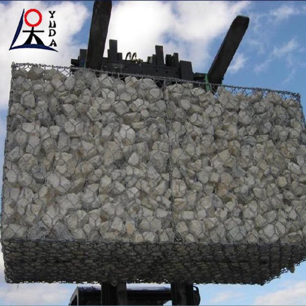 Pedra Preenchido Wire Mesh Mural Gabion Cesto Mural Soldado Gabions Caixa