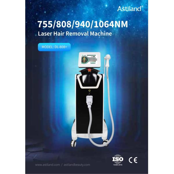 2025 Máquina profesional de depilación láser de longitud de onda múltiple y ancho de pulso ajustable