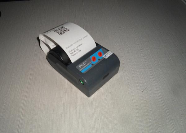 Portable 2 Inch IOS  58mm Barcode BluetoothThermal Printer For Food Order Set