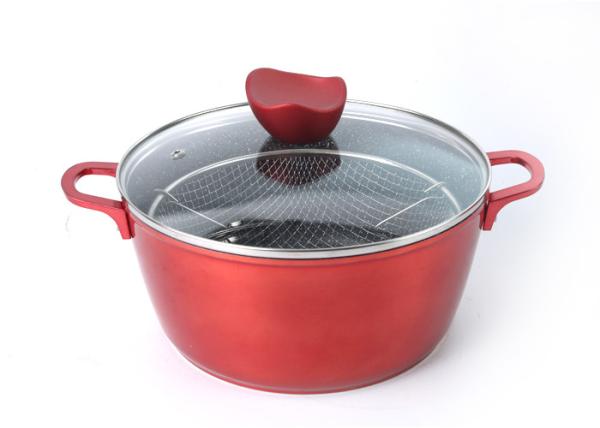 Tempered Glass Lid Sgs 1.5qt Aluminium 2mm Mini Sauce Pots
