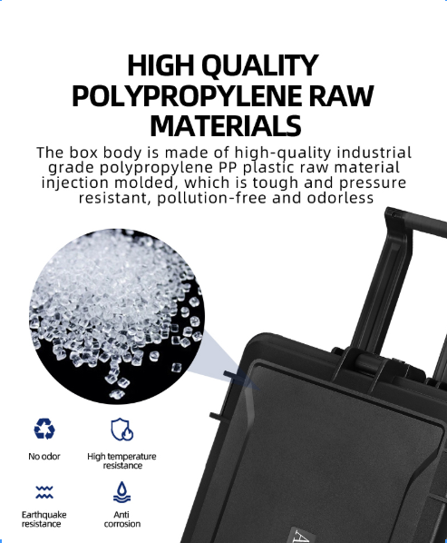 IP67 Waterproof Tool Case 590x420x290mm Custom Logo & Lining