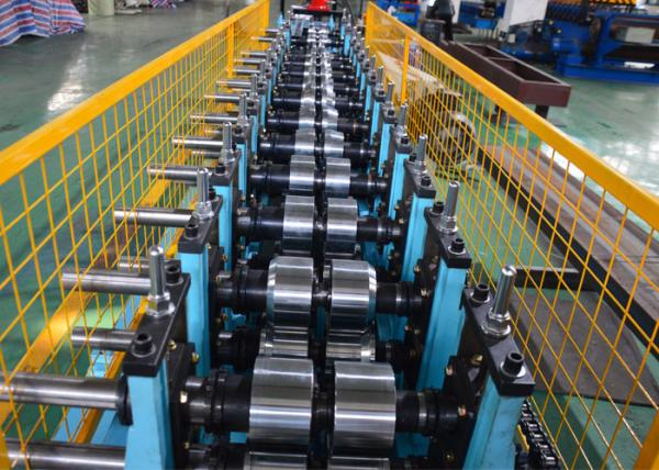 PLC Control 20 Stations CZ Purlin Roll Forming Machine With 12-15m / Min Speed