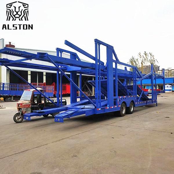 2-axle Frame-type 6-position Car Carrier Trailer with 13.75m Length
