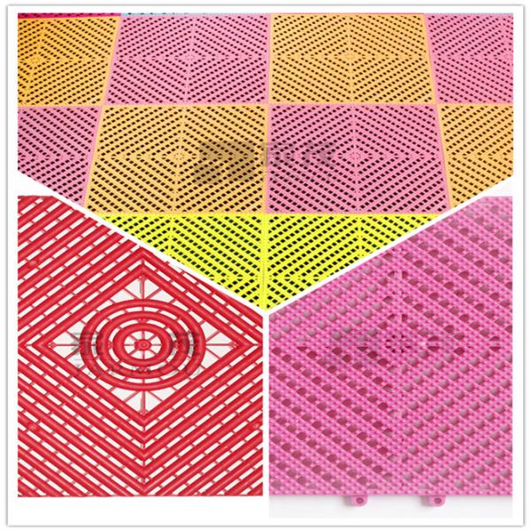 3W Show Room/Meeting/Work/Washroom/Auto Washing Plastic Interlocking Flooring Manufacturer