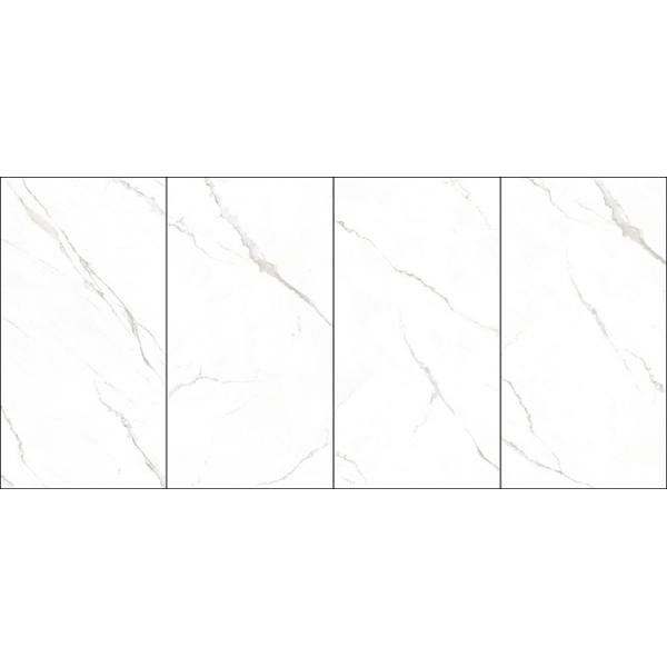 Hôtel Villa Cararra Carrelage de sol en céramique vitrée blanche 600x1200mm Pour le salon