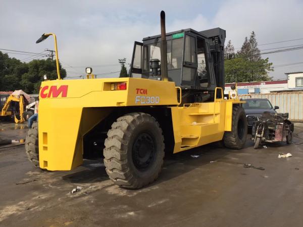 Isuzu Engine Used Industrial Forklift , TCM Used Diesel Forklift Truck