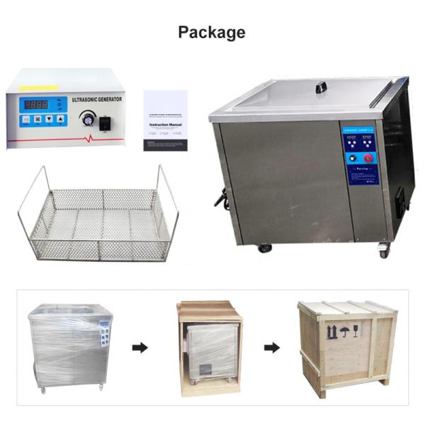 Engine Parts Industrial Ultrasonic Cleaner SS Rust Proof Tank Capacity 108L