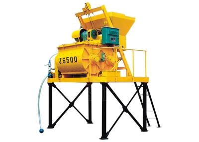 Stainless Steel Electrical Twin Shaft Industrial Concrete Mixer 500L CE ISO Certified
