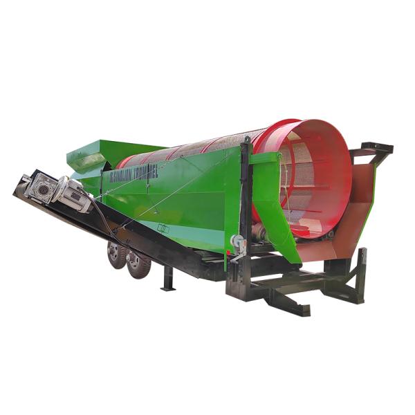 5-10t/h Capacity Sand Gold Washing Trommel for Alluvial Gold Extraction Plant Equipment