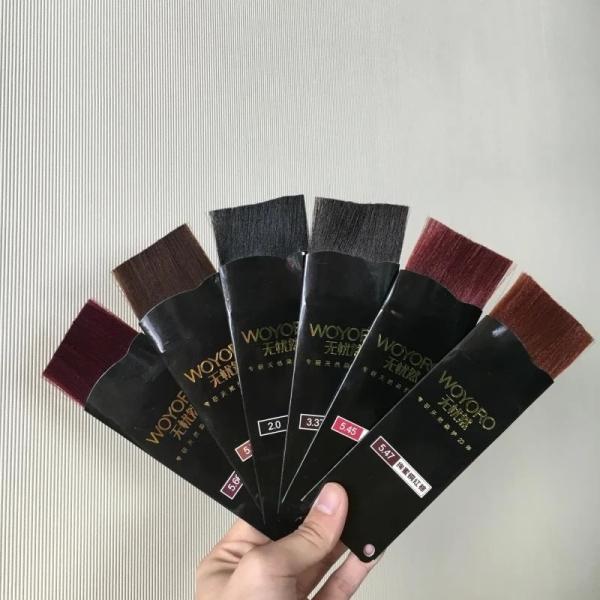 Black Permanent Dye Hair Color Shampoo  15ml Oxidant Quick