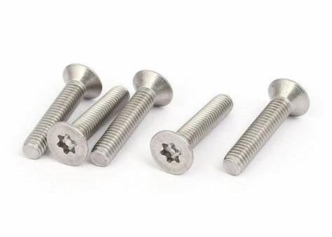 M4 M5 M6 Torx en acier inoxydable Tête plate CSK Bouton de sécurité anti-vol Bouton ss304 316