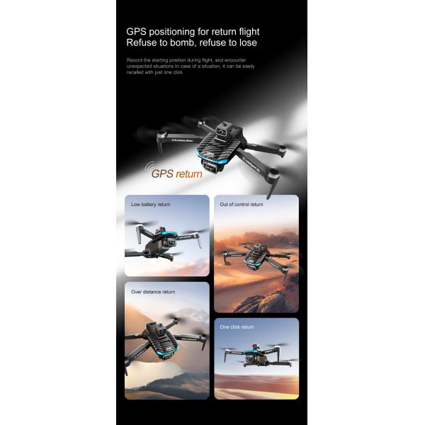 Take Your Training to the Next Level with HUGTEC 2024 Max Drone 1080p Camera Dual Optical Flow and Altitude Hold Mode