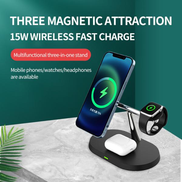 Over Voltage  Multi Function Charging Station , ABS Qi Fast Wireless Charger