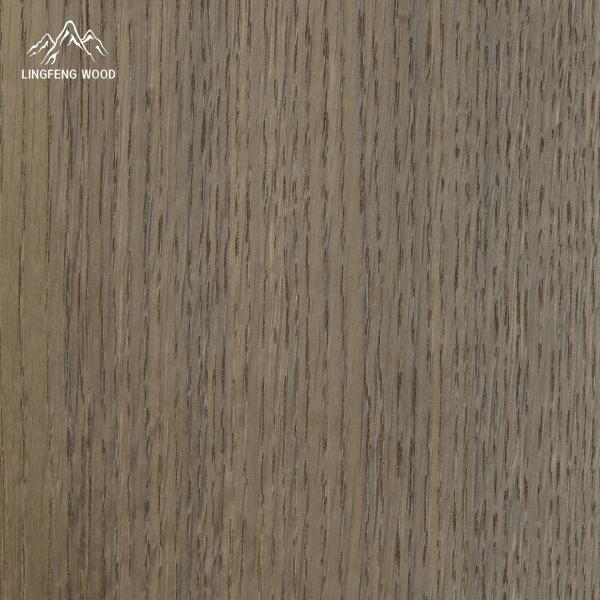 Smoked American Oak Veneer Quarter Cut 0.45mm Treatment Smoked Width 130-350mm