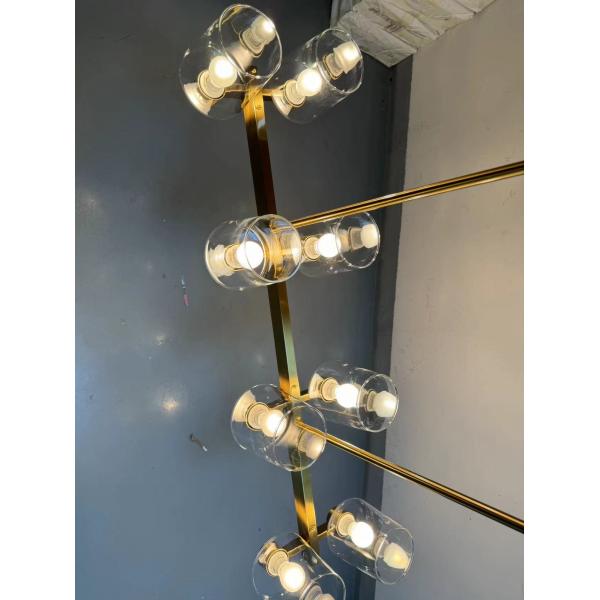 42 в 8 Светлые современные Золотые островные люстры освещение Дома Вход в фойе