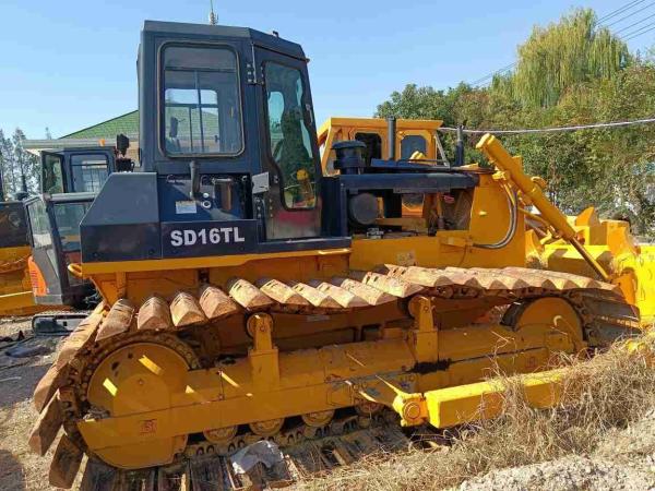 Refazido SHANTUI SD16 Bulldozer com 3.4 M lâmina 185 HP potência