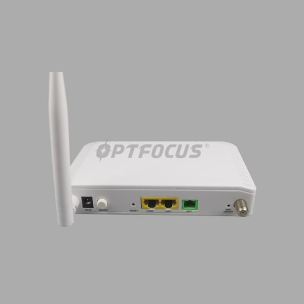 WIFI 1GE PTF1251W XPON ONU OLT Catv FTTx Solutions White Color 3 Years Warranty