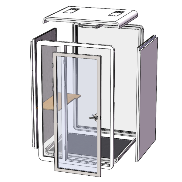 An Electronic Decoration And Sleeping Pod By The Acoustic Phone Booth Need A Phone Booth