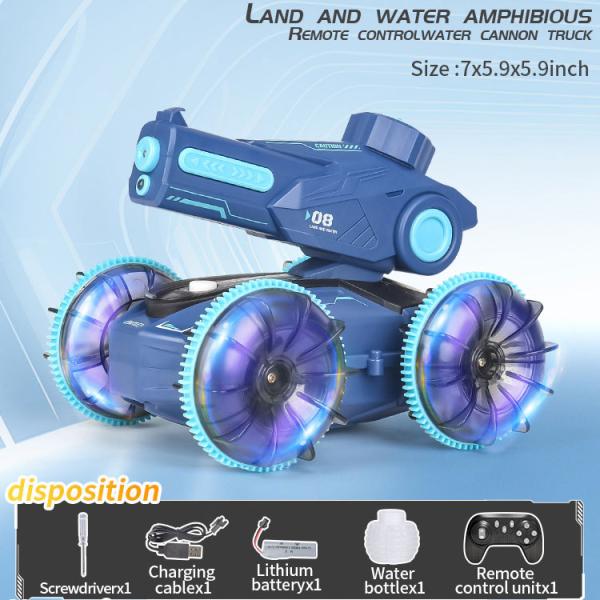 Automatic Water Suction Remote Control Vehicle with Indoor-Outdoor and Water Spray