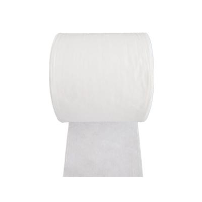 Rolo não tecido personalizado do material do poliéster de Spunlace do peso para limpezas do bebê