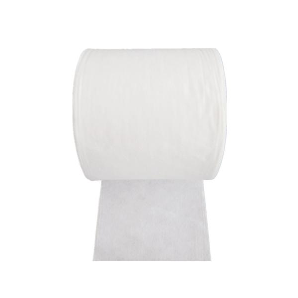 Rolo não tecido personalizado do material do poliéster de Spunlace do peso para limpezas do bebê