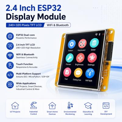 2.4 Inch ESP32 Display Module 240x320 ESP32 WiFi Bluetooth Development Board