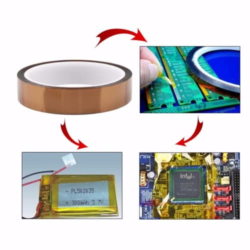 Insulation Protection Kapton Polyimide Tape Heat Construction Electrical Motor Transformer