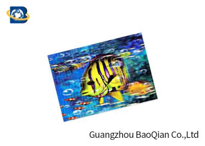 Serviço de impressão Lenticular alto personalizado da definição 3D do cartão 3D Lenticular