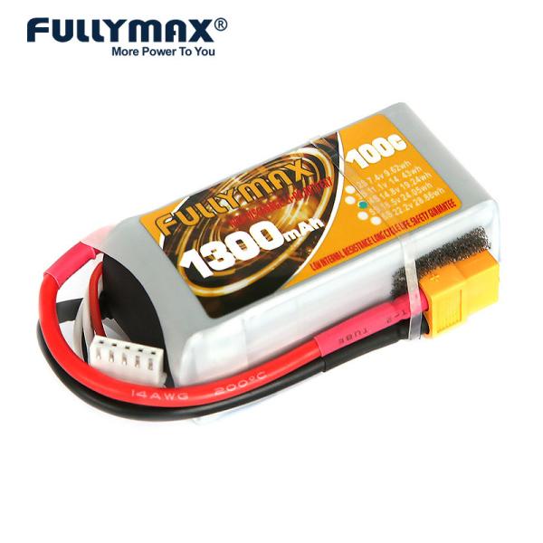 1300MAH 14.8V 4s 100c Lipo Mini Shredder 200 Indy250 Plus Mojo 280 Qav250 Li-Ion RC Airplane Battery