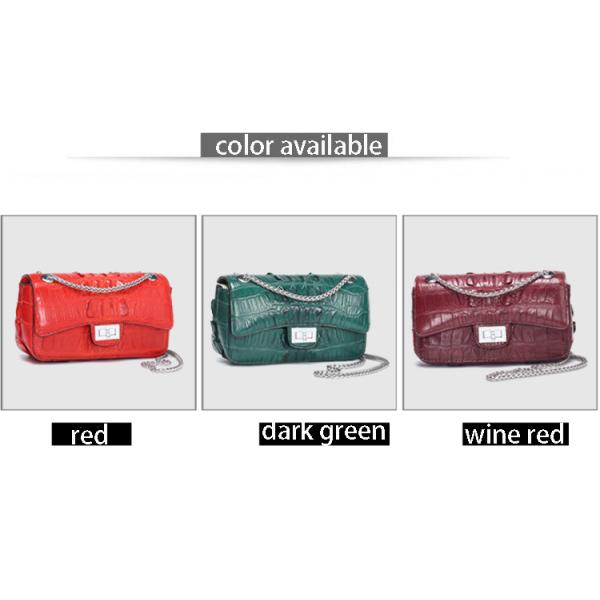Summer new style crocodile tail bone leather bag shoulder bag for women