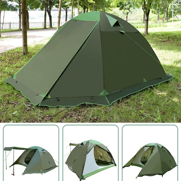 Tents for Camping Waterproof Lightweight Easy Set Up 4 Season Winter Family Tent for Camp Backpacking Hiking Outdoor