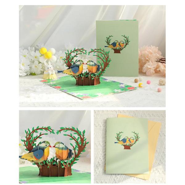 Поп подарка с днем рождений 3d вверх OEM поздравительной открытки/ODM