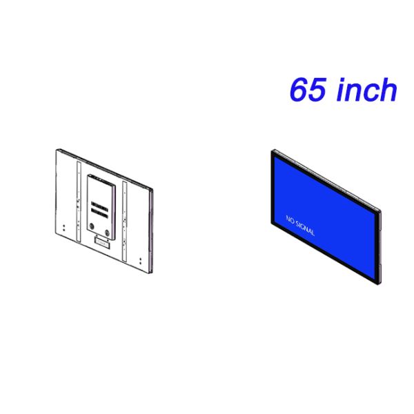 65 inch Affordable Source Manufacturer Airport Advertising Promotion Embedded Large LCD Monitors
