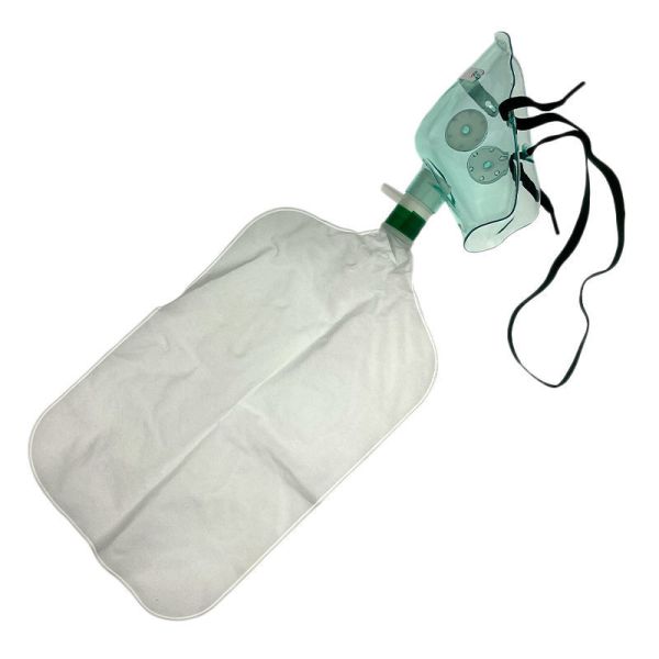 Medical-Grade Non-Reusable Breathing Oxygen-Storing Mask One-Way Valve, High-Concentration Oxygen Therapy